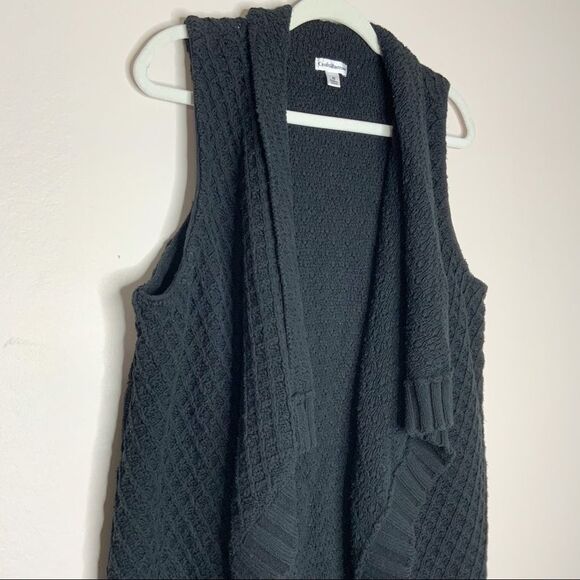 Croft&Barrow sleeveless openfaced cardigan sweater - Picture 2 of 7